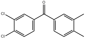 3,4-DICHLORO-3',4'-DIMETHYLBENZOPHENONE Structure