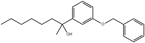 2-(3-BENZYLOXYPHENYL)OCTAN-2-OL Structure