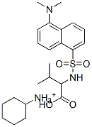 DANSYL-DL-VALINE CYCLOHEXYLAMMONIUM Structure