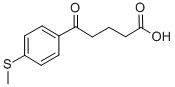 5-OXO-5-(4-THIOMETHYLPHENYL)VALERIC ACID Structure