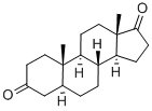 5a-Androstanedione Structure