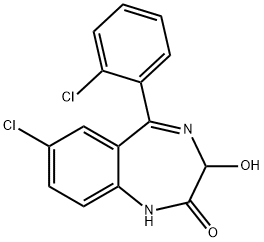 Lorazepam Structure