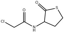 N-CHLOROACETYL-DL-HOMOCYSTEINE THIOLACTONE Structure