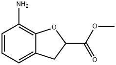 Methyl 7-aMino-2,3-dihydrobenzofuran-2-carboxylate Structure