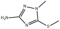 3-AMINO-1-METHYL-5-METHYLTHIO-1,2,4-TRIAZOLE Structure