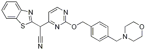 848344-36-5 (1,3-Benzothiazol-2-yl)[2-[[4-[(morpholin-4-yl)methyl]benzyl]oxy]pyrimidin-4-yl]acetonitrile