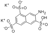 7-AMINO-1,3,6-NAPHTHALENETRISULFONIC ACID DIPOTASSIUM SALT Structure