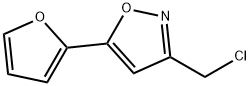 3-(CHLOROMETHYL)-5-(2-FURYL)ISOXAZOLE Structure