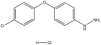 [4-(4-CHLOROPHENOXY)PHENYL]HYDRAZINEHYDROCHLORIDE
 Structure