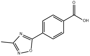 4-(3-METHYL-1,2,4-OXADIAZOL-5-YL)BENZOIC ACID Structure