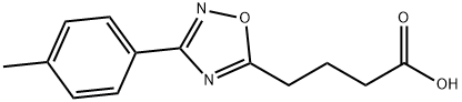 4-(3-P-TOLYL-[1,2,4]OXADIAZOL-5-YL)-BUTYRIC ACID Structure