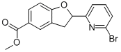 2-(6-BROMO-PYRIDIN-2-YL)-2,3-DIHYDRO-BENZOFURAN-5-CARBOXYLIC ACID METHYL ESTER Structure