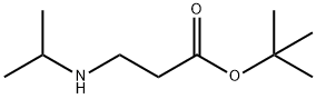 3-ISOPROPYLAMINO-PROPIONIC ACID TERT-BUTYL ESTER Structure