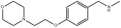 N-METHYL-N-[4-(2-MORPHOLIN-4-YLETHOXY)BENZYL]AMINE Structure