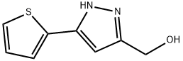 (5-THIEN-2-YL-1H-PYRAZOL-3-YL)METHANOL Structure