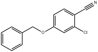 4-BENZYLOXY-3-CHLORO-BENZONITRILE Structure