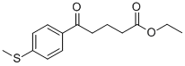 ETHYL 5-(4-METHYLTHIOPHENYL)-5-OXOVALERATE Structure