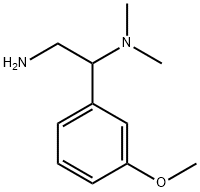 1-(3-METHOXY-PHENYL)-N1,N1-DIMETHYL-ETHANE-1,2-DIAMINE Structure