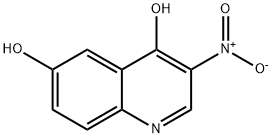 4,6-DIHYDROXY-3-NITROQUINOLINE
 Structure