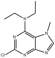 2-Chloro-N6,N6-diethyl-7-methyl-adenine Structure