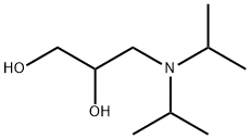 3-DIISOPROPYLAMINO-1,2-PROPANEDIOL Structure