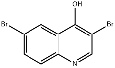 3,6-DIBROMO-4-HYDROXYQUINOLINE Structure