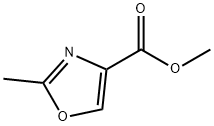 2-METHYL-OXAZOLE-4-CARBOXYLIC ACID METHYL ESTER Structure