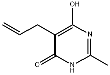 5-ALLYL-2-METHYL-4,6-PYRIMIDINEDIOL Structure