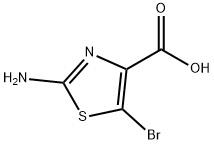 2-AMINO-5-BROMOTHIAZOLE-4-CARBOXYLIC ACID Structure