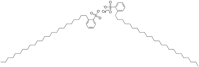 calcium bis(tetracosylbenzenesulphonate)  Structure