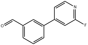 3-(2-(Methoxycarbonyl)pyridin-4-yl)benzaldehyde Structure