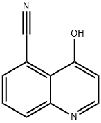 4-HYDROXY-5-CYANOQUINOLINE Structure