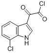 7-CHLORO-ALPHA-OXO-1H-INDOLE-3-ACETYL CHLORIDE Structure