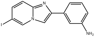 866018-05-5 3-(6-IODO-IMIDAZO[1,2-A]PYRIDIN-2-YL)-PHENYLAMINE