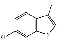 TERT-BUTYL 6-CHLORO-3-IODO-1H-INDOLE-1-CARBOXYLATE Structure