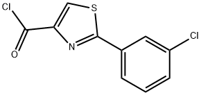 2-(3-CHLOROPHENYL)-1,3-THIAZOLE-4-CARBONYL CHLORIDE Structure