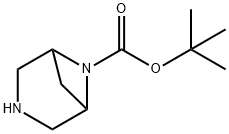 tert-Butyl 3,6-diazabicyclo[3.1.1]heptane-6-carboxylate Structure