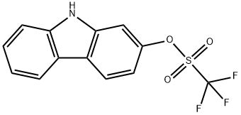 9H-CARBAZOL-2-YL TRIFLUOROMETHANESULFON& Structure