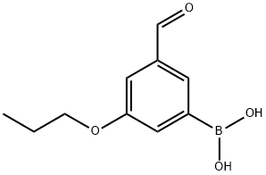 3-FORMYL-5-PROPOXYPHENYLBORONIC ACID Structure