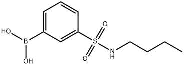 3-N-BUTYLSULFAMOYLPHENYLBORONIC ACID Structure