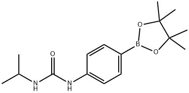 4-[(ISOPROPYLCARBAMOYL)AMINO]BENZENEBORONIC ACID, PINACOL ESTER 98%4-(3-ISOPROPYLUREIDO)BENZENEBORONIC ACID, PINACOL ESTER Structure