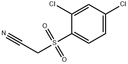 2,4-DICHLOROBENZENESULPHONYLACETONITRILE Structure