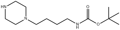 1-(4-BOC-AMINOBUTYL)PIPERAZINE Structure