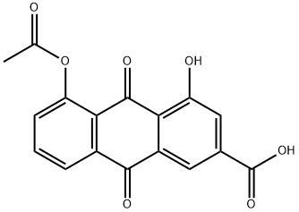 5-Acetyl Rhein Structure