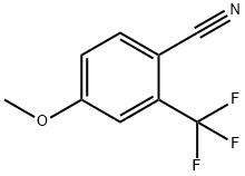 4-METHOXY-2-(TRIFLUOROMETHYL)BENZONITRILE Structure