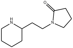 1-(2-PIPERIDIN-2-YL-ETHYL)-PYRROLIDIN-2-ONE Structure