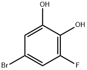 5-broMo-3-fluorobenzene-1,2-diol Structure