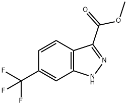 6-TRIFLUOROMETHYL-1H-INDAZOLE-3-CARBOXYLIC ACID METHYL ESTER Structure