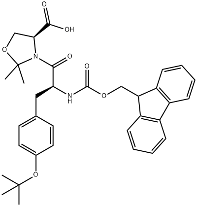 Fmoc-Tyr(tBu)-Ser(Psi(Me,Me)pro)-OH Structure