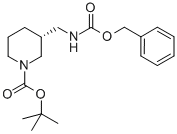 (R)-1-Boc-3-(Cbz-amino-methyl)-piperidine
 Structure